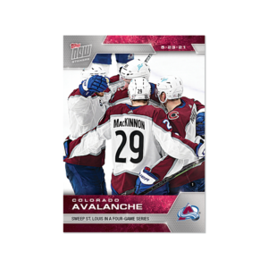 2020-21 TOPPS NOW  #168- Colorado Avalanche 2  (1 of 345)