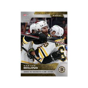 2020-21 TOPPS NOW  #169- Boston Bruins  (1 of 345)