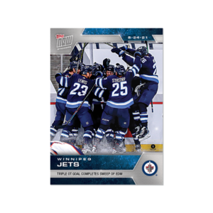 2020-21 TOPPS NOW  #170- Winnipeg Jets  (1 of 345)