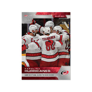 2020-21 TOPPS NOW  #174- Carolina Hurricanes  (1 of 317)