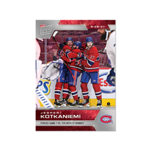 2020-21 TOPPS NOW  #176- Jesperi Kotkaniemi  (1 of 317)