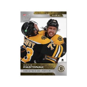 2020-21 TOPPS NOW  #177- David Pastrnak 4  (1 of 317)