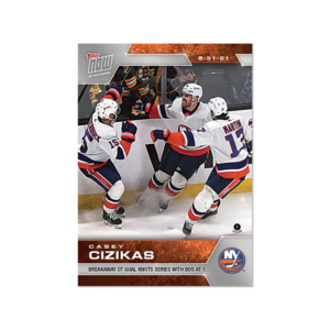 2020-21 TOPPS NOW  #180- Casey Cizikas  (1 of 317)