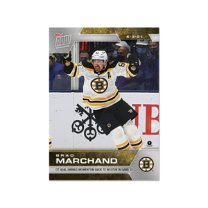 2020-21 TOPPS NOW  #182- Brad Marchand 4  (1 of 369)