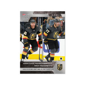 2020-21 TOPPS NOW  #184- Jonathan Marchessault / Max Pacioretty 2  (1 of 369)