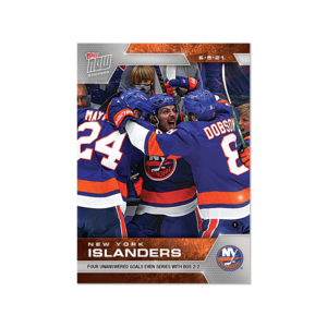 2020-21 TOPPS NOW  #185- New York Islanders 2  (1 of 369)