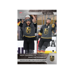 2020-21 TOPPS NOW  #194- Max Pacioretty 3 / Alex Pietrangelo 2  (1 of 383)