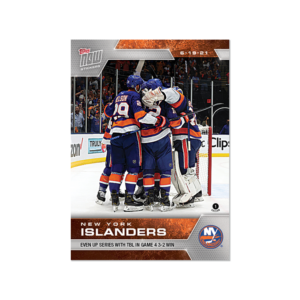 2020-21 TOPPS NOW  #202- New York Islanders 5  (1 of 407)