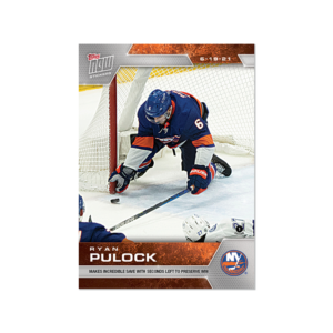 2020-21 TOPPS NOW  #203- Ryan Pulock  (1 of 407)
