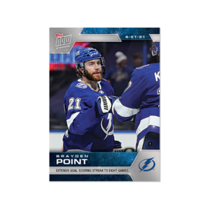 2020-21 TOPPS NOW  #206- Brayden Point 5  (1 of 407)