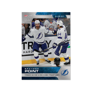 2020-21 TOPPS NOW  #208- Brayden Point 6  (1 of 481)