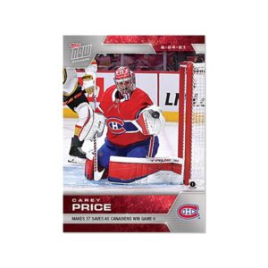 2020-21 TOPPS NOW  #210- Carey Price 4  (1 of 481)