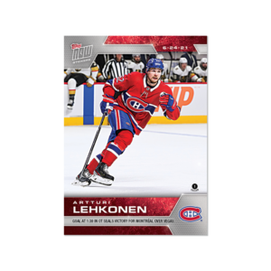 2020-21 TOPPS NOW  #211- Artturi Lehkonen  (1 of 481)