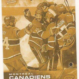 2020-21 TOPPS NOW Week 24 #212G Gold - Montreal Canadiens 2  (1 of 49)
