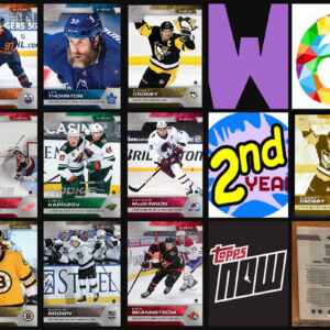 2020-21 TOPPS NOW Week 6 (McDavid Top) Sticker Sealed Cellophane & Crosby GOLD on back Package 46-54 (1 of 57)