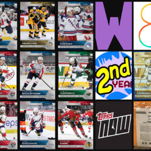 2020-21 TOPPS NOW Week 8 (Chara Top) Sticker Sealed Cellophane & Kaprizov GOLD on back Package 64-72  (1 of 36)