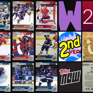 2020-21 TOPPS NOW Week 24 (Point Top) Sticker Sealed Cellophane & Canadiens 2 GOLD on back Package 208-216 (1 of 49)