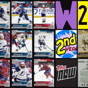 2020-21 TOPPS NOW Week 25 (Vasilevskiy Top) Sticker Sealed Cellophane & Kucherov GOLD on back Package 217-225 (1 of 44)