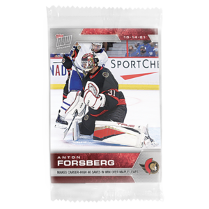 2021-22 TOPPS NOW  #12- Anton Forsberg (1 of 208)