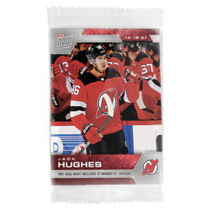 2021-22 TOPPS NOW  #13- Jack Hughes (1 of 188)