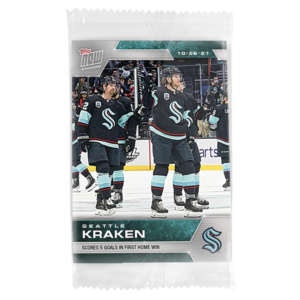 2021-22 TOPPS NOW  #50- Seattle Kraken 4 (1 of 676)