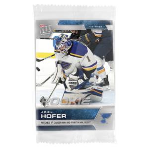 2021-22 TOPPS NOW  #76- Joel Hofer (1 of 174)