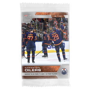 2021-22 TOPPS NOW  #140- Edmonton Oilers (1 of 200)