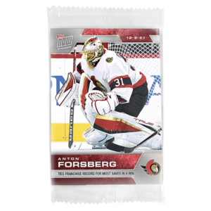 2021-22 TOPPS NOW  #142- Anton Forsberg 2 (1 of 105)