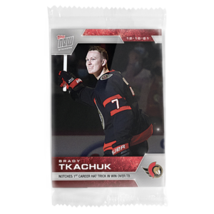 2021-22 TOPPS NOW  #158- Brady Tkachuk (1 of 104)
