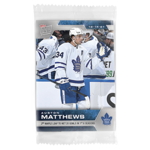 2021-22 TOPPS NOW  #163- Auston Matthews 6 (1 of 179)