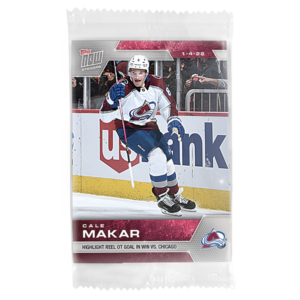 2021-22 TOPPS NOW  #187- Cale Makar 3 (1 of 154)