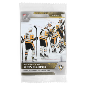2021-22 TOPPS NOW  #193- Pittsburgh Penguins (1 of 144)
