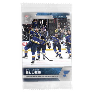2021-22 Topps NOW  #199- St. Louis Blues 2 (1 of 105)
