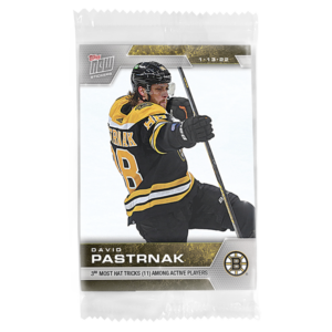 2021-22 Topps NOW  #211- David Pastrnak (1 of 165)