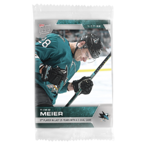 2021-22 Topps NOW  #218- Timo Meier 2 (1 of 137)