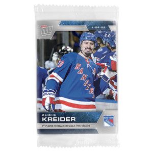 2021-22 Topps NOW  #239- Chris Kreider 3 (1 of 121)