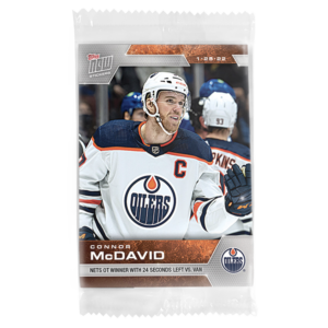 2021-22 Topps NOW  #249- Connor McDavid 8 (1 of 321)