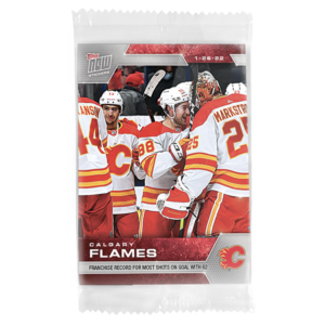 2021-22 Topps NOW  #254- Calgary Flames 2 (1 of 91)