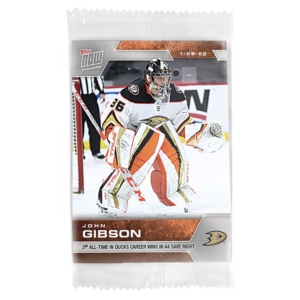 2021-22 Topps NOW  #262- John Gibson 2 (1 of 139)