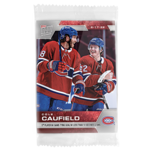 2021-22 Topps NOW  #297- Cole Caufield (1 of 374)