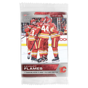 2021-22 Topps NOW  #305- Calgary Flames 3 (1 of 107)