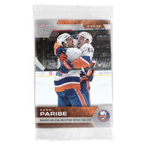 2021-22 Topps NOW  #308- Zach Parise (1 of 162)