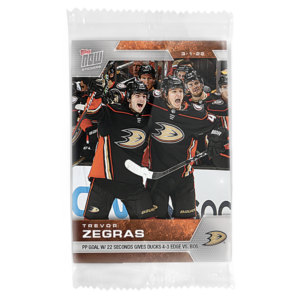 2021-22 Topps NOW  #316- Trevor Zegras 5 (1 of 491)