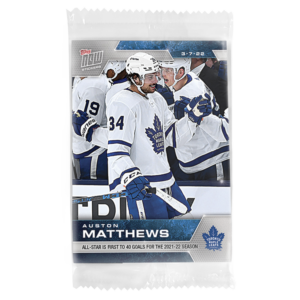 2021-22 Topps NOW  #326- Auston Matthews 11 (1 of 174)