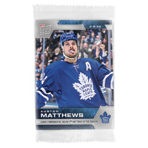 2021-22 Topps NOW  #328- Auston Matthews 12 (1 of 214)