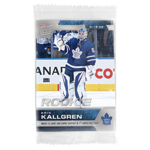 2021-22 Topps NOW  #341- Erik Kallgren (1 of 327)