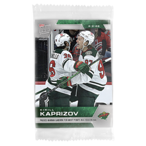 2021-22 Topps NOW  #372- Kirill Kaprizov 5 (1 of 344)