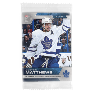 2021-22 Topps NOW  #377- Auston Matthews 14 (1 of 324)