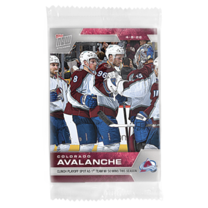 2021-22 Topps NOW  #378- Colorado Avalanche 4 (1 of 109)