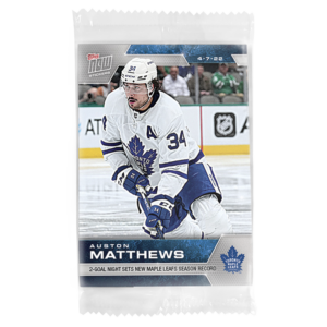 2021-22 Topps NOW  #381- Auston Matthews 15 (1 of 319)